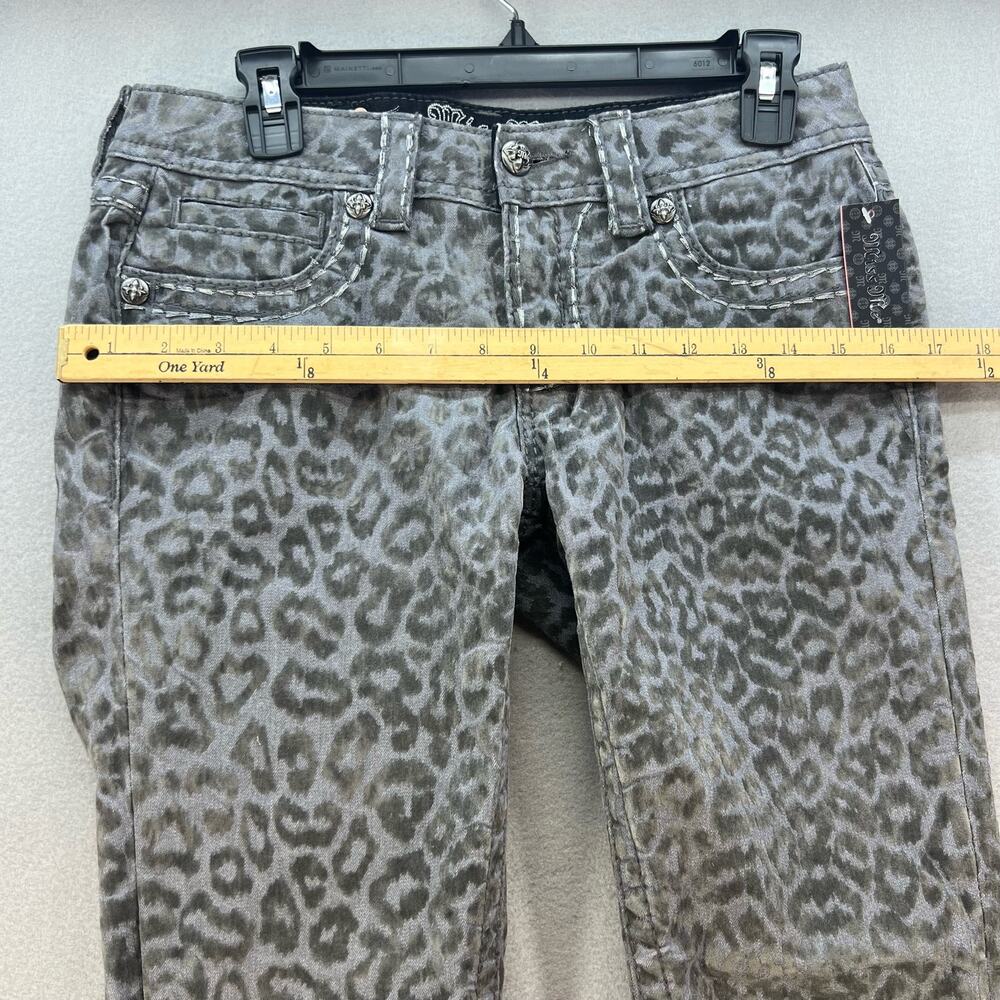 NWT Miss Me Cargo Women's Skinny Jeans Size 27 (4) Cheetah Print Twee Normcore - Picture 11 of 15